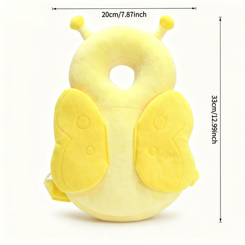 A Pc Soft Toddler Backpack for Infants And Toddlers, with Adjustable Cartoon Animal Plush Backrest, Made of Colorful Polyester Fiber, an Ideal Gift for Festivals