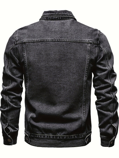 Men's Versatile Denim Pullover Coat Everyday 037