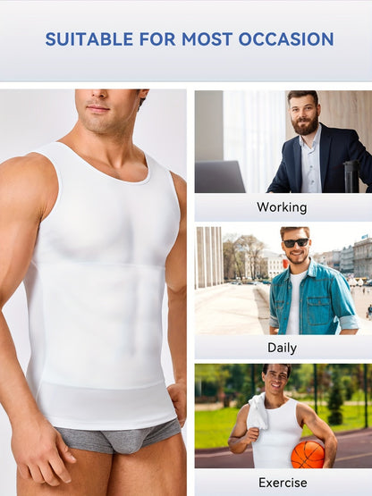 Men's Solid Color Tank Top - Sleeveless 855333