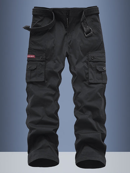 Men's Cargo Pants - Regular Fit With Pockets