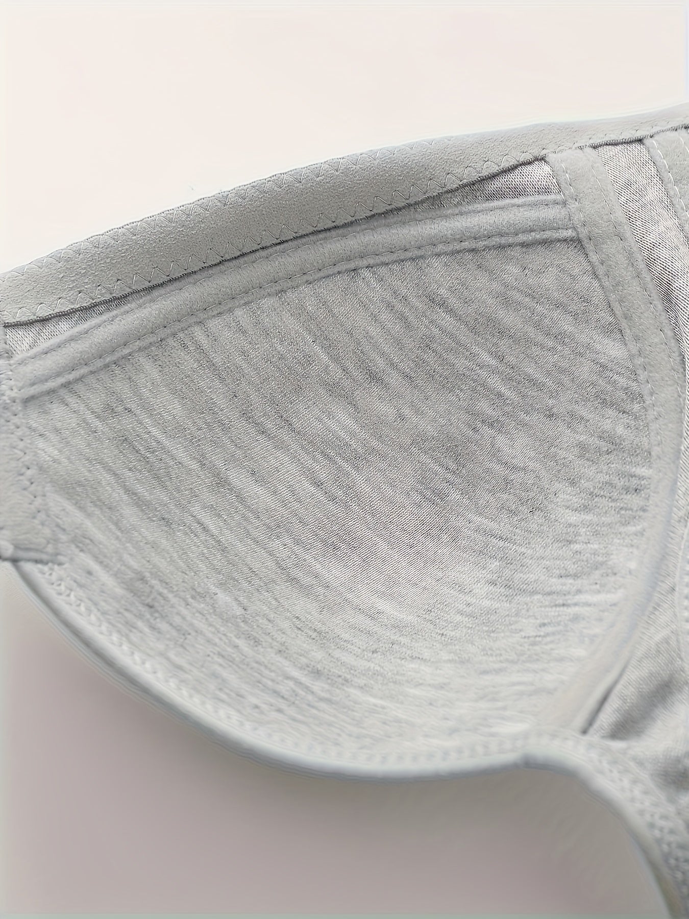 4pcs Women'S Elegant Fully Covered Underwire Bra, Front Buckle Design, Breathable Nylon, Seamless Design in Beige And Black, Comfortable And Fitted Casual Clothing