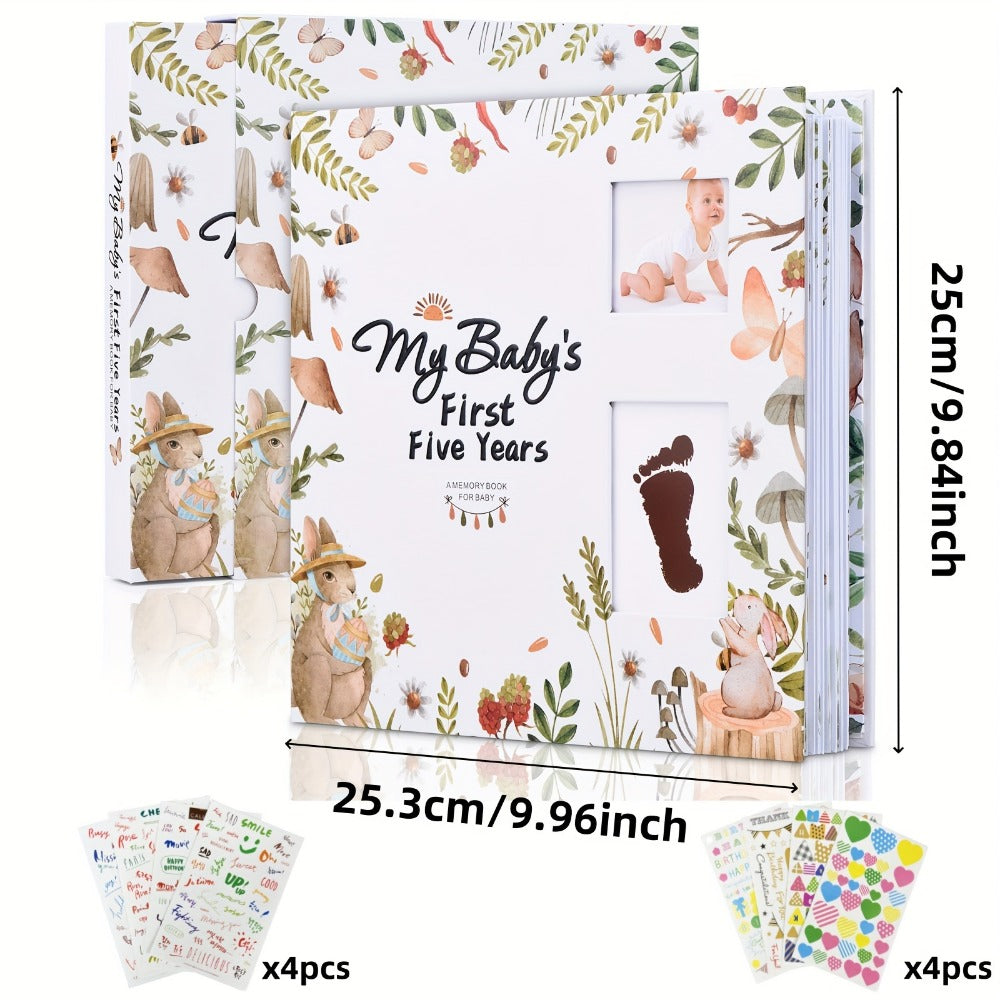 Baby Memory Book - Birth to Age Five Keepsake Journal
