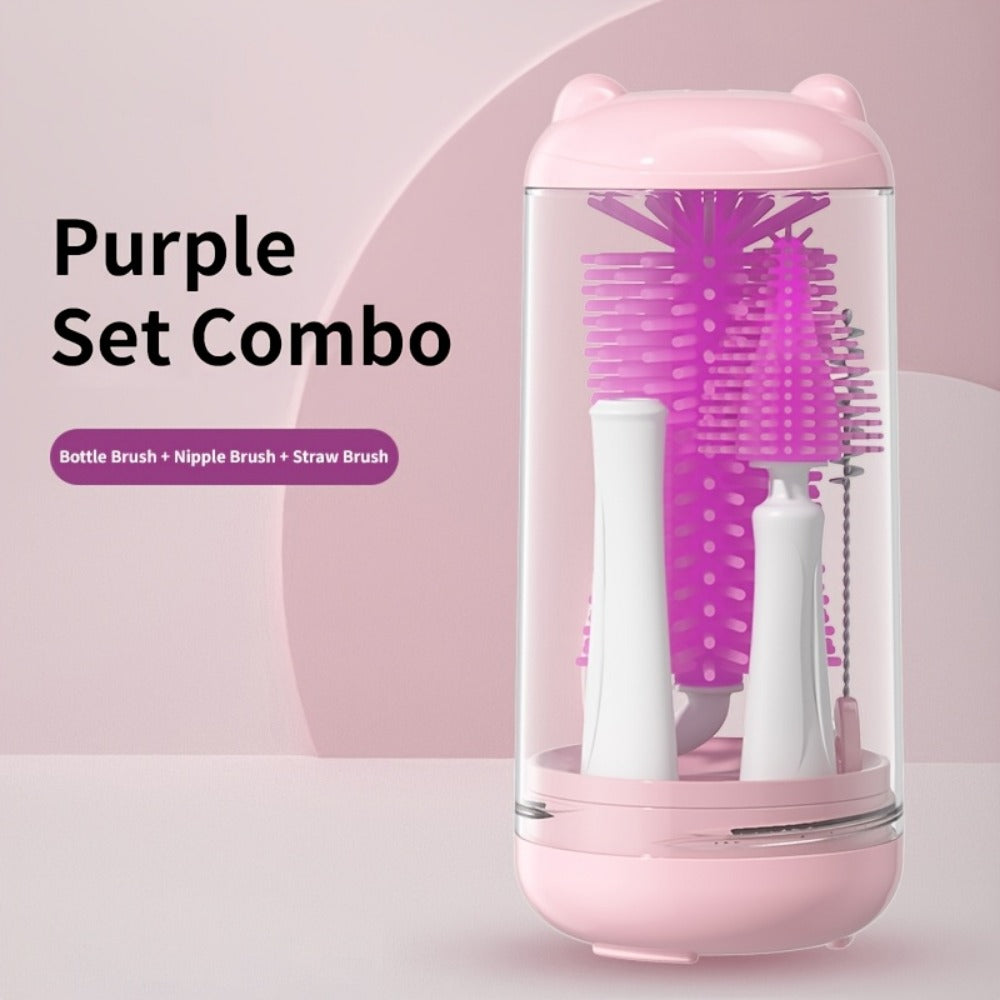 Electric Bottle Brush Set - USB Rechargeable Cleaning Kit