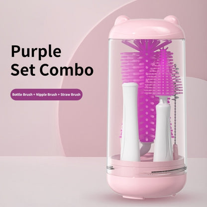 Electric Bottle Brush Set - USB Rechargeable Cleaning Kit