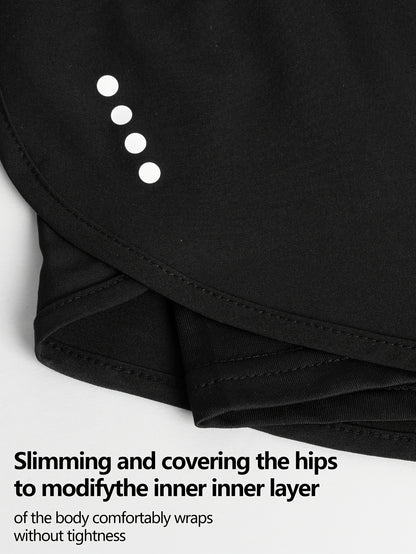 Women's Quick-Dry High-Stretch Yoga Shorts, Tummy Control and Anti-See-Through, Seamless Moisture-Wicking Athletic Swimwear, Suitable for Gym, Fitness, Running, Hot Springs, and Beach Vacations