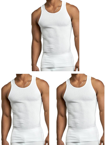 3 PACK MEN'S SUPERIOR QUALITY A-SHIRT