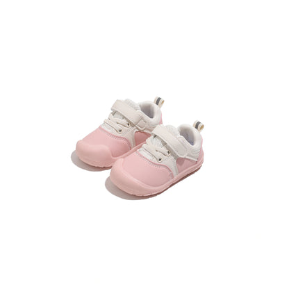 Casual Comfortable Low Top Sneakers for Baby Girls, Breathable Non-Slip Walking Shoes for All Seasons