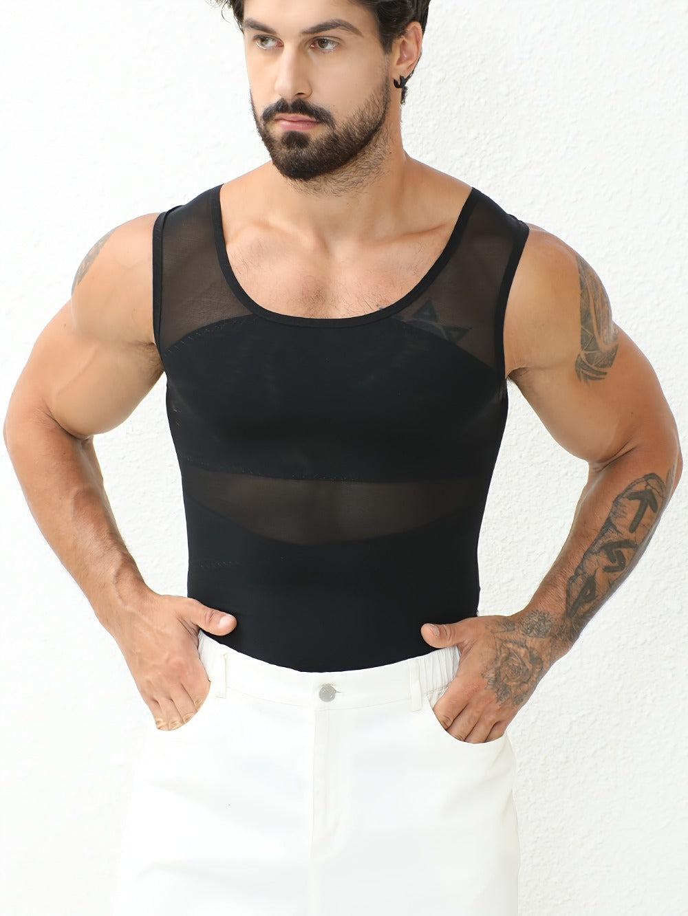 Men's Solid Color Performance Shirt - Short Sleeve 297125