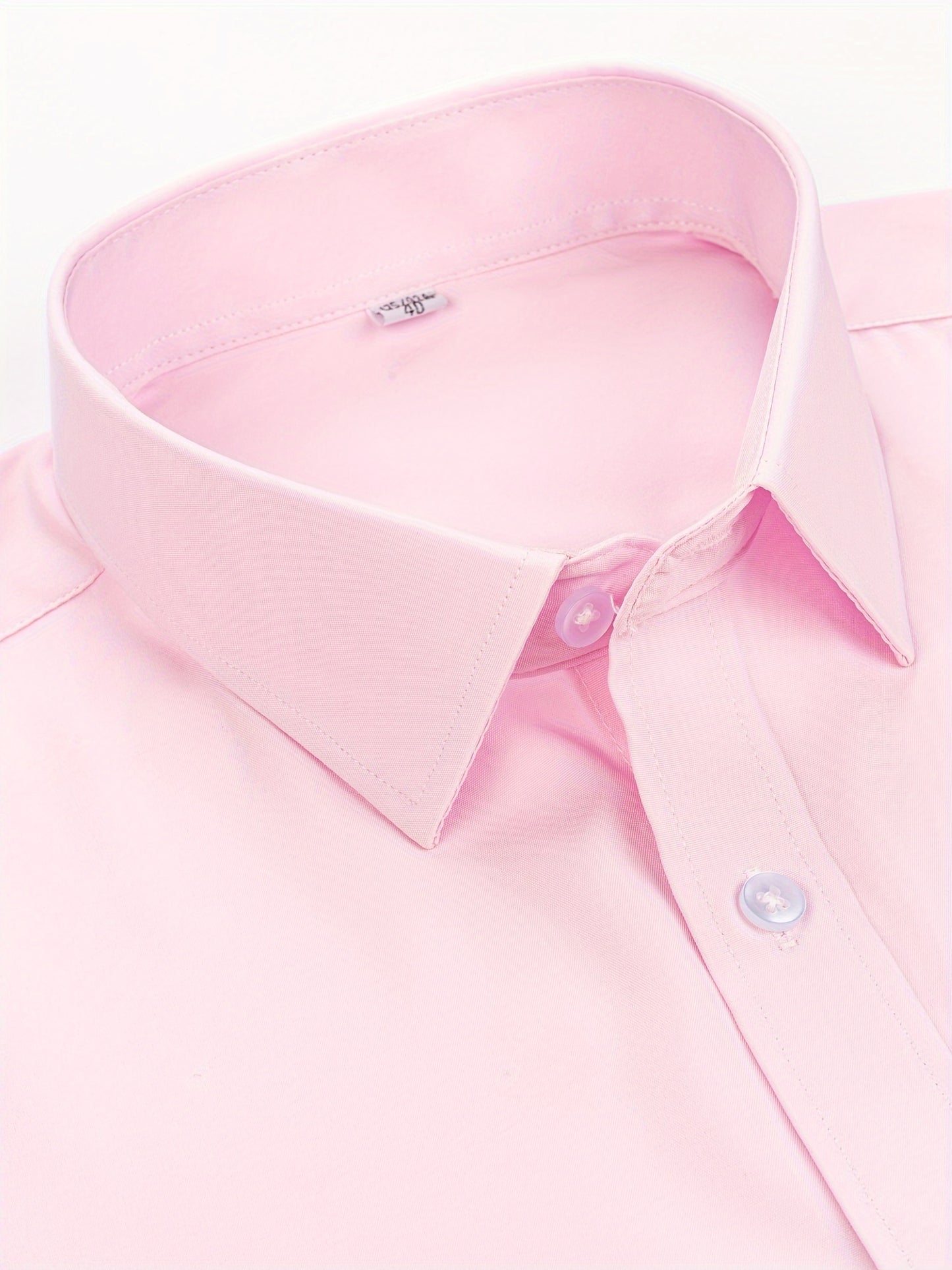 3pcs Men'S Stretch Long Sleeve Business Casual Dress Shirts