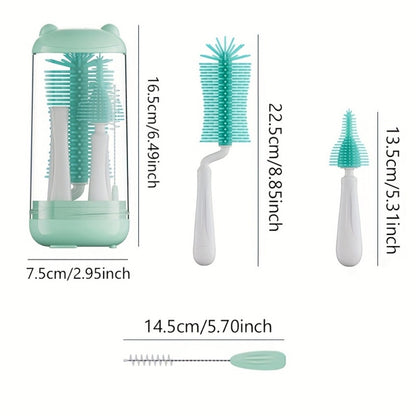Electric Bottle Brush Set - USB Rechargeable Cleaning Kit