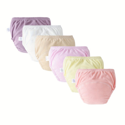 6 Pack Baby Training Briefs Soft Toddler Briefs Toilet Training Briefs Soft Breathable Briefs For Boys And Girls