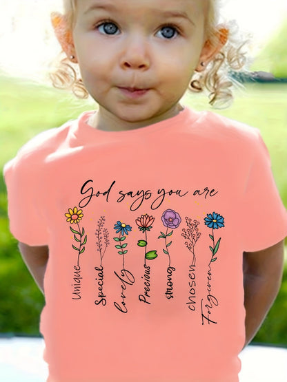Kids' Floral T-Shirt - Everyday Style