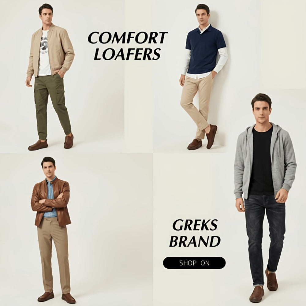 Men's Loafers & Flats - Breathable Mesh for Outdoor & Travel 587429