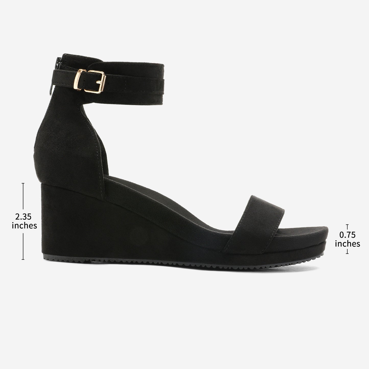 Women's Summer Shoes, Women's Platform Wedge Sandals, Open Toe Buckle Ankle Strap Sandals Stylish & Versatile, Durable & Long-lasting, Versatile and Stylish for weddings, shopping, dating, Office, with wrap dresses, jeans, skirts, shorts, jumpsuits