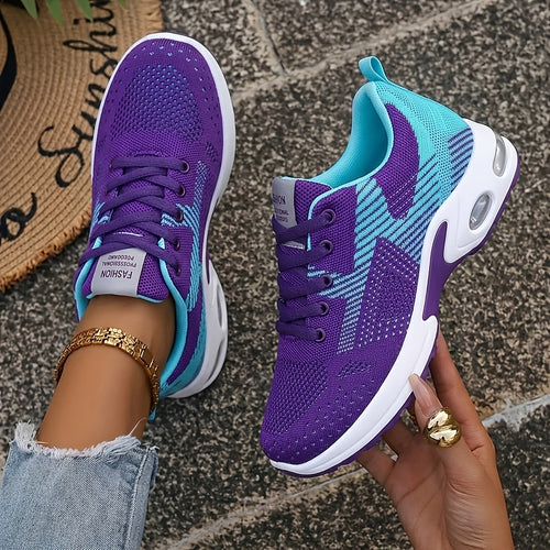 Women's Orthopedic Sports Shoes, Fashionable Walking Shoes, Lightweight Casual Shoes, Road Running Shoes, Non-slip And Breathable Tennis Shoes, Mesh Air-cushioned Sports Shoes, with Foot Support, Suitable for Running, Fitness, Office, And Casual