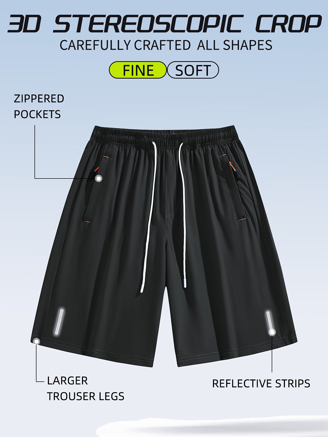 Men's Mixed colors Polyester Shorts - product view 18