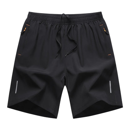 4pcs Men's Summer Athletic Shorts - Quick-Dry Lightweight Breathable Fabric, Reinforced Zipper Pockets, Drawstring Waist - Comfortable Loose-Fit for Running, Gym, Cycling, Basketball, Tennis, Outdoor Sports & Beach Party