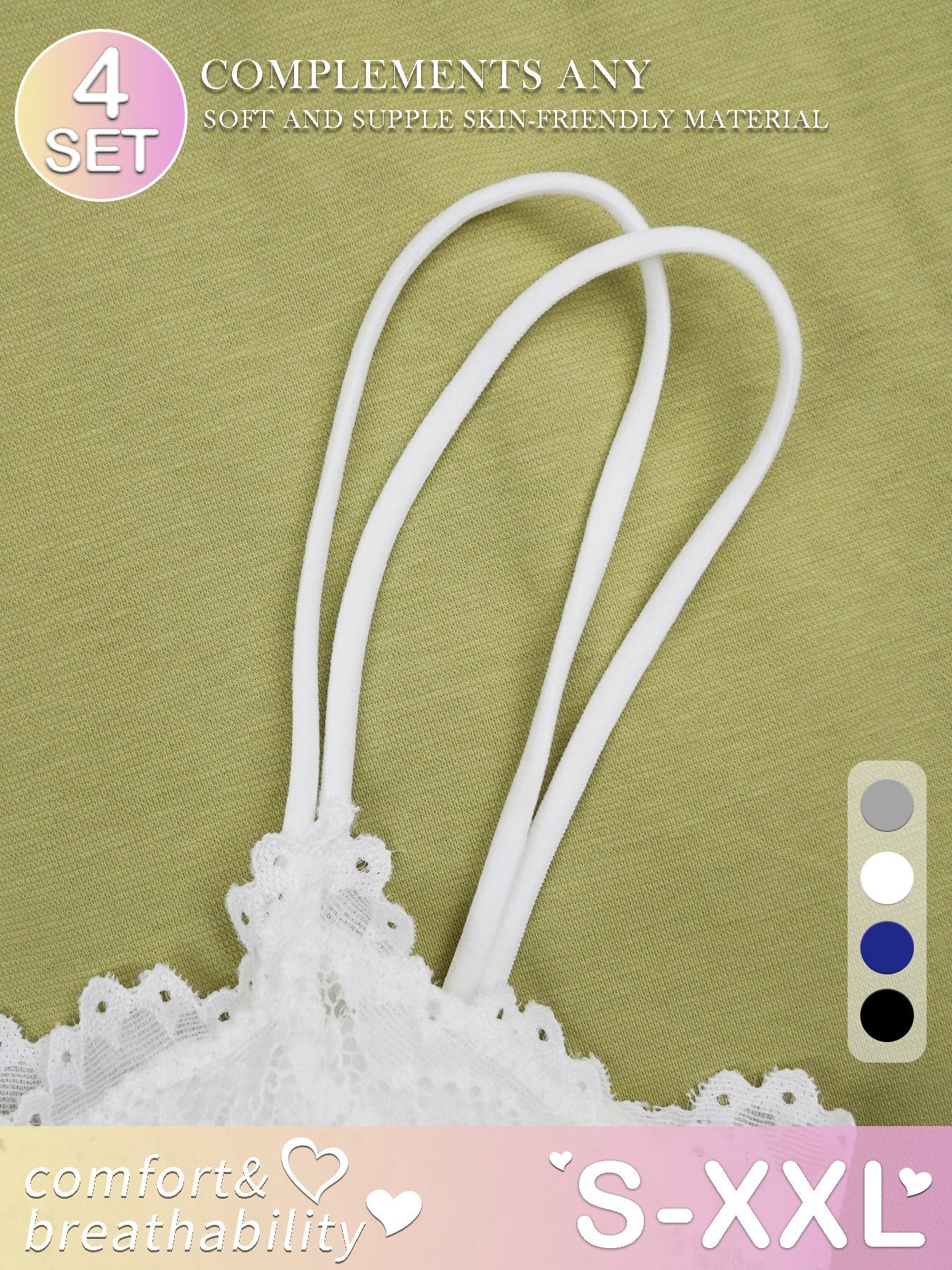 Four-Color Lingerie Set