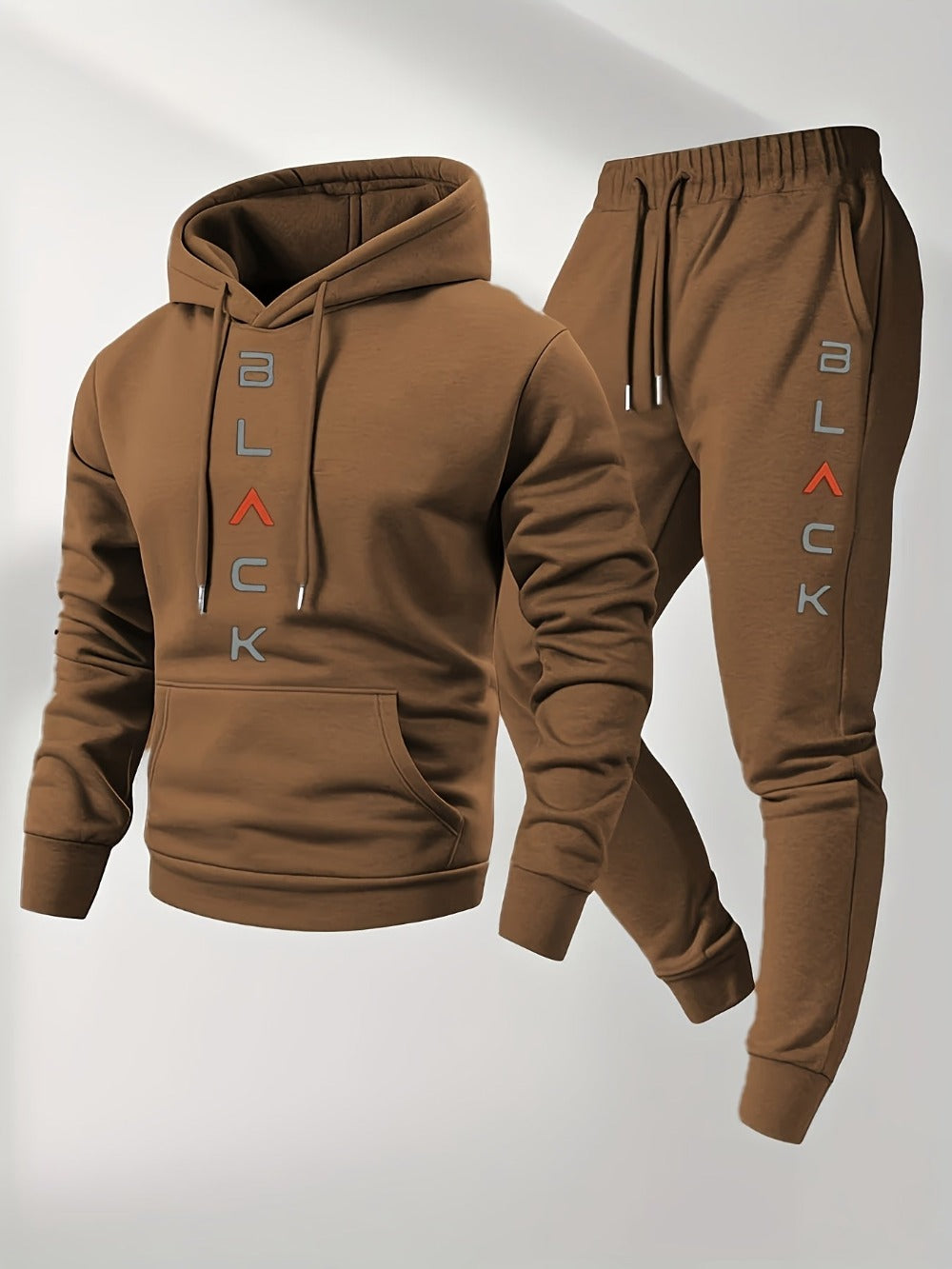 Men's Tracksuit Jacket and Pants Set - Coordinated Cold-Weather Urban Edition
