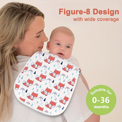 10-Pack Burp Cloths For Baby Boys And Girls - Baby Burp Cloth, Baby Washcloths, Burp Rags, Large Neutral Burp Clothes For Newborn