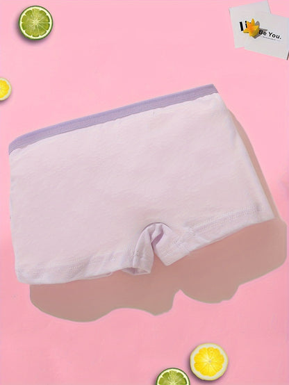10-Pack Girls' Cotton Briefs - Cute Mermaid and Ocean Prints