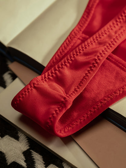 5pcs of Alluring Thongs for Women, Adorned with Rhinestones, Featuring a Low-Rise Design. These Soft And Breathable Panties Offer Comfort And Good Elasticity, Making Them Ideal for Everyday Wear, Sports