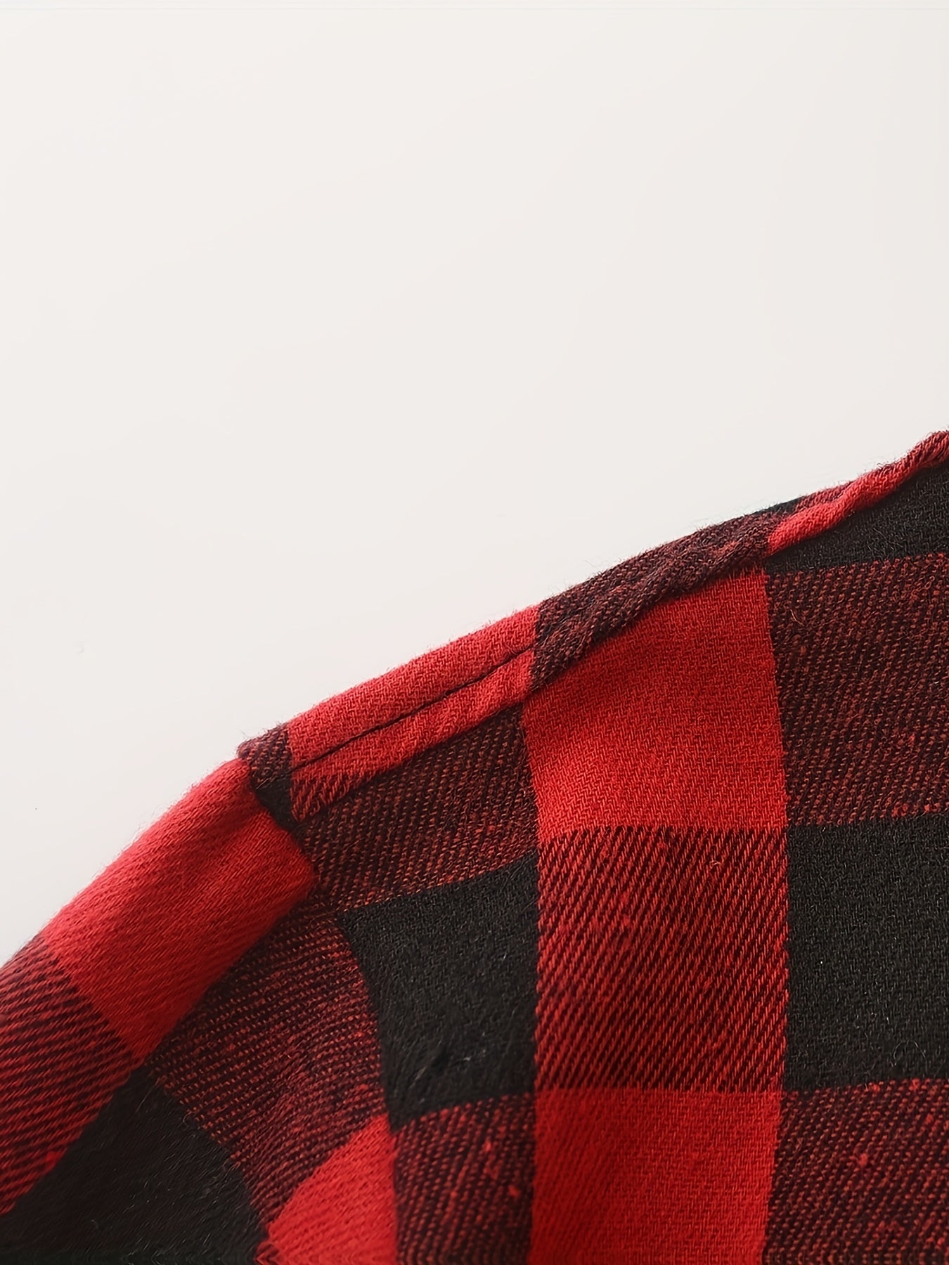 3pcs Set Men'S Hooded Plaid Long-Sleeve Shirt with Buttons, Suitable for Casual Home Wear in Spring And Autumn