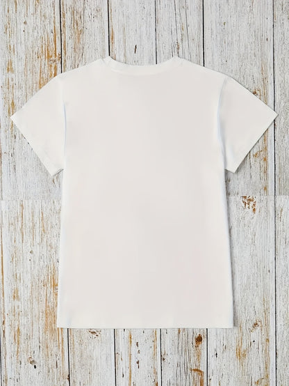 Unisex's Butterfly Print Blouse - Short Sleeve 058021