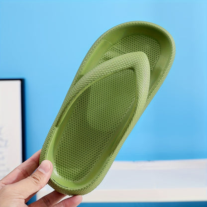 Single Hue EVA Sandals | Easy Soft Bottom Non-Skid Footwear | Indoor/Outdoor Holiday Beach Footwear, Women Shoes