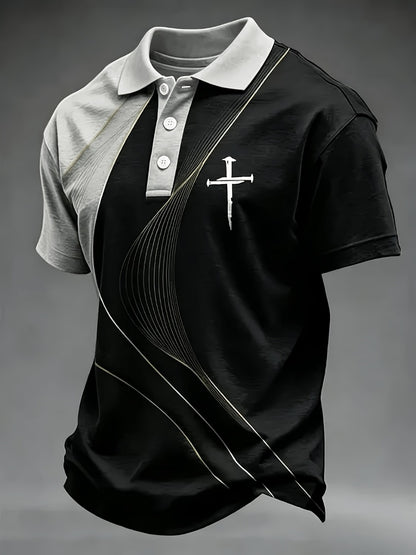 Men's Faith Graphic Shirt - Collared Short Sleeve 688037