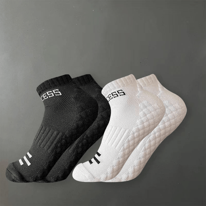 4 Pairs Solid Color Ankle Socks Men Cushioned Basketball Sports Socks Thick Terry - product view 1