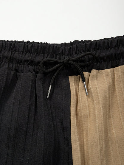 Men's Black + Blue Polyester Shorts - product view 21