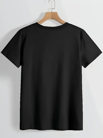 Men's Essential T-Shirt - Round Neck Short Sleeve Travel Style 767717