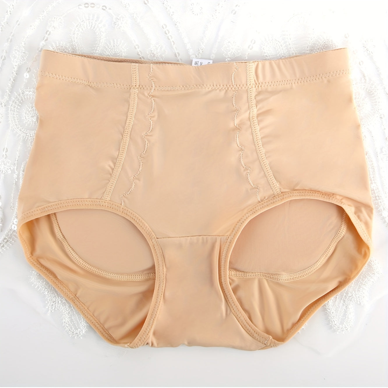1pc Women'S Hip Shaping Underwear With Removable Silicone Pads, Daily Wear Butt Lifting Shapewear Panties