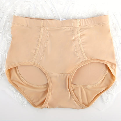1pc Women'S Hip Shaping Underwear With Removable Silicone Pads, Daily Wear Butt Lifting Shapewear Panties