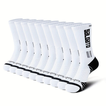 Men's Athletic Compression Socks - 5-Pair Pack