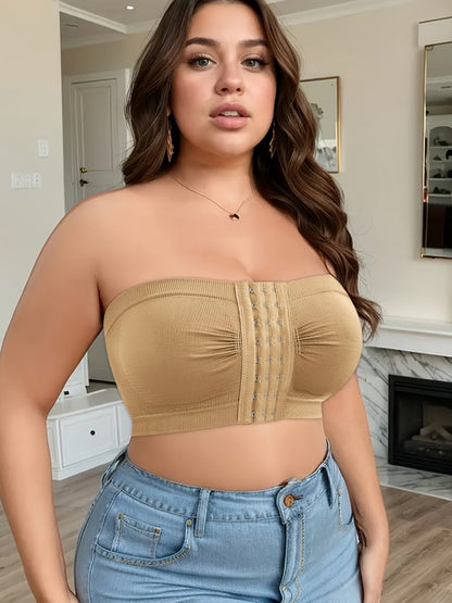 Women’s Plus Size 5-Pack Front Closure Bra - Easy Front Fastening