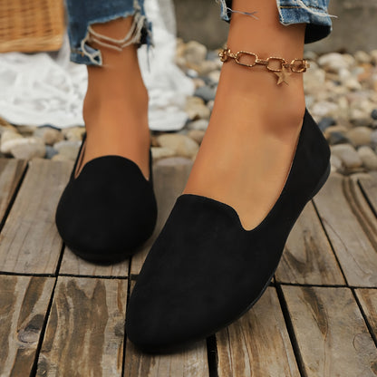 Lightweight Women's Elegant Mary Jane Flat Shoes | Comfortable TPR Sole Slip-on - Suitable for All Four Seasons, Women Shoes