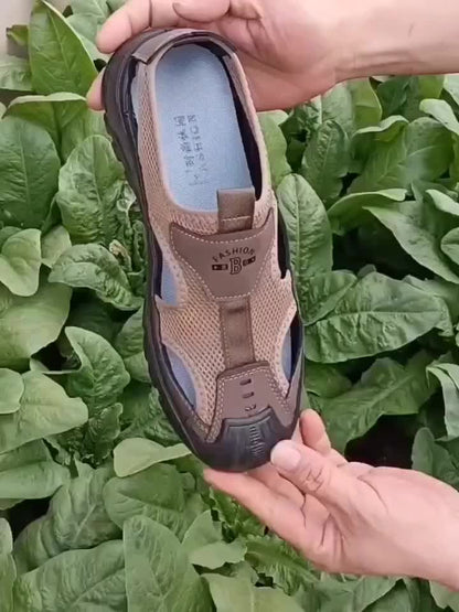 [Breathable Mesh Slip-On] Sneakers 2026 Men's New Summer Breathable Mesh Slip-On Shoes, Perfect for Driving, Outdoor Activities, And The Beach, Mens Shoes