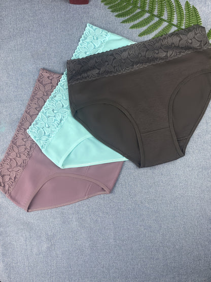 6pcs Of Women's Underwear, Size S- Low Price, Comfortable Breathable Elegant Lingerie, Lace Patchwork Women's Briefs