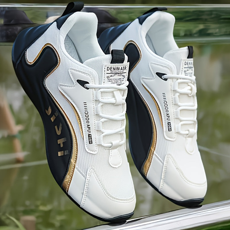 Sneakers, 1 Pair of Men's Casual Training Shoes - Durable Sole, Comfortable and Breathable Lining, Stylish Appearance, Suitable for All Seasons, Ideal for Valentine's Day and Birthday Gifts - Available in Large Sizes - Perfect for Outdoor Travel