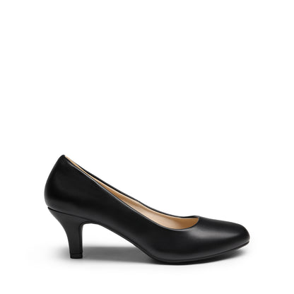 Women's Classic Dress Shoes Comfortable Low Heel Pump Shoes Solid Color Pumps
