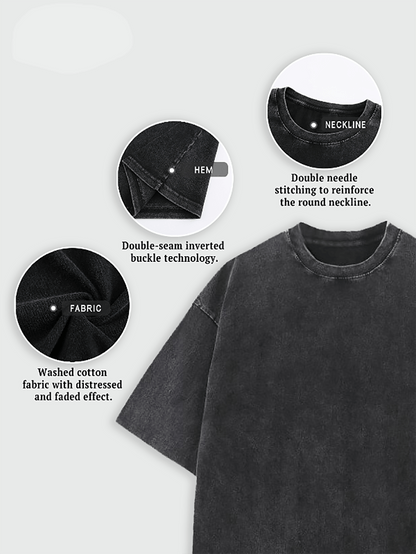 Men's Apricot Oversized Short-Sleeve T-Shirt - product view 32