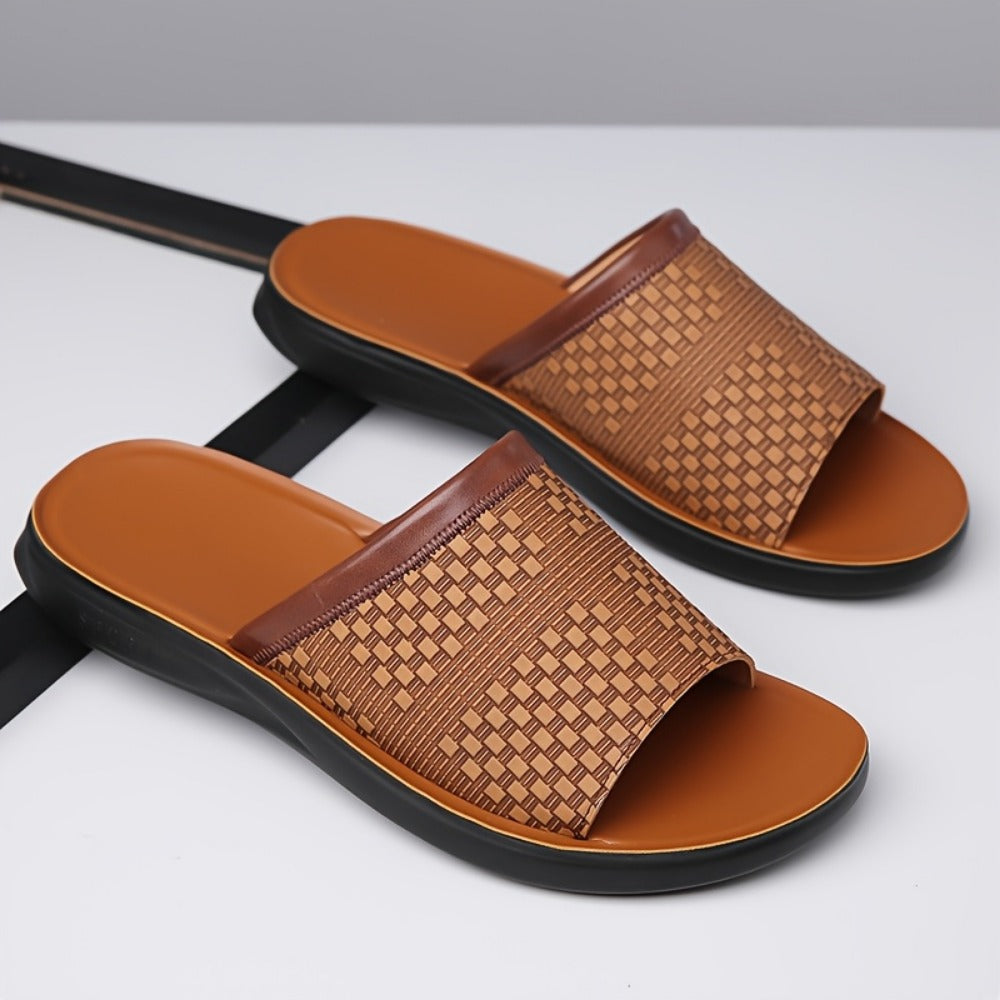 Men's Slippers - Breathable Mesh Non-Slip Sole for Outdoor & Travel 850725