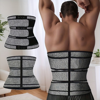 Unisex Adjustable Neoprene Waist Cincher - Medium-Stretch Sport Support Style