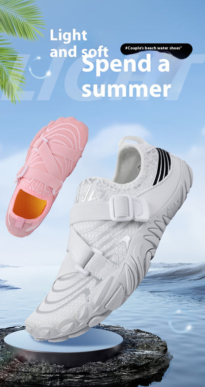 HDOXSE Women's Barefoot Water Shoes - Lightweight Slip- Sneakers Suitable for Yoga, Beach Swimming, Water Sports & /Outdoor Wear | Multi-Functional Sole Traction, Cushioned Sole & Arch | for Stream Walking, Gym