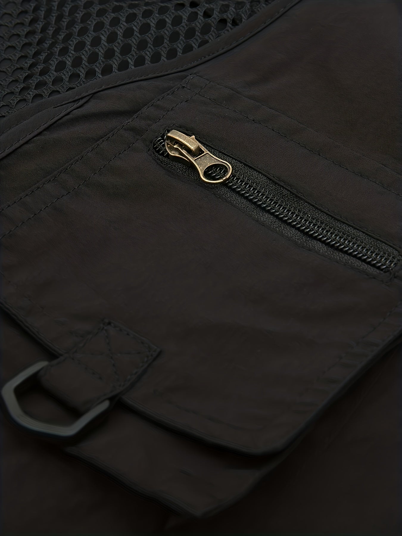 Multi-pocket Cargo Vest, Men's Casual Outwear Zip Up Vest For Spring Summer Outdoor Fishing Hiking Photography
