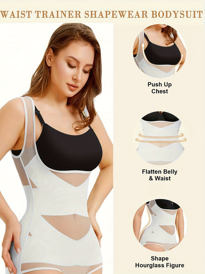 Plusize Bodysuit for Women Tummy Control Butt Lifter Panty Hi-Waist Trainer Stomach Body Shaper Girdles Shapewear Waist Trainer Corset