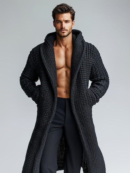 Men's Versatile Open-Front Cardigan