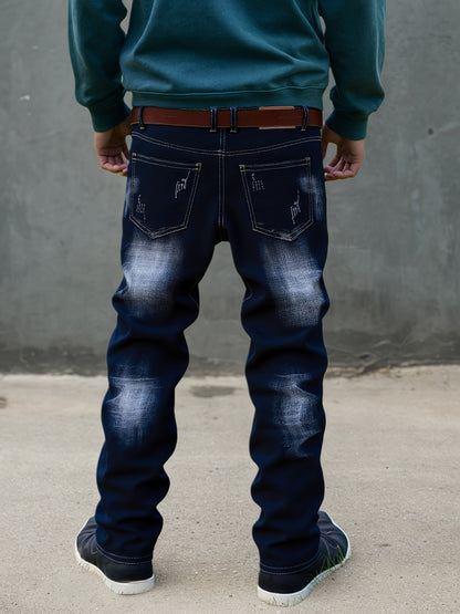 2026 New Men's Jeans, Fashionable Trend Slim Fit Jeans, Elastic Denim Leggings, Slimming Slim Fit Men's Pants, Slim Fit Version, Versatile Design, Suitable for All Seasons
